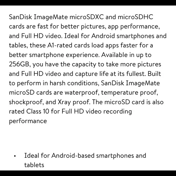 SanDisk ImageMate microSDXC UHS-I with Adapter, 64gb - Picture 3 of 4